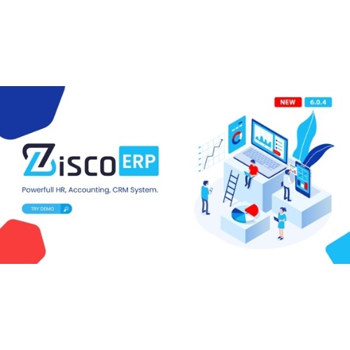 ZiscoERP – Powerful HR, Accounting, CRM System