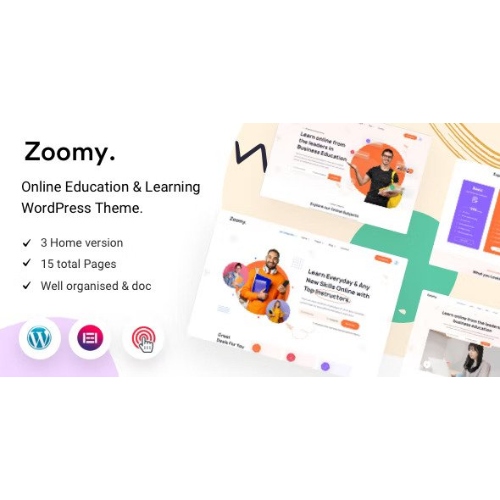 Zoomy – Lightweight LMS & Education WordPress Theme