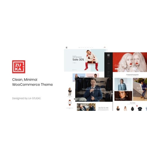 Zuka – Clean, Minimal WooCommerce Theme