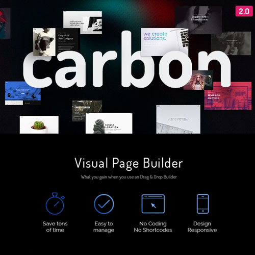 Carbon – Clean Minimal Multipurpose WordPress Theme