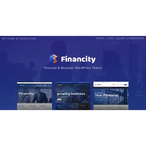 Financity – Business / Financial / Finance WordPress