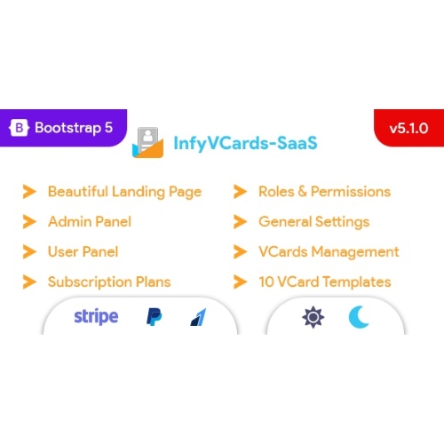 vCard – Digital Business Card Builder SaaS