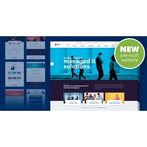 Nanosoft – WP Theme for IT Solutions and Services Company