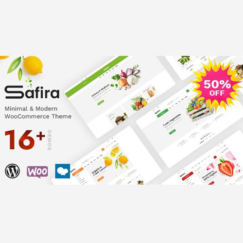Safira – Food & Organic WooCommerce WordPress Theme