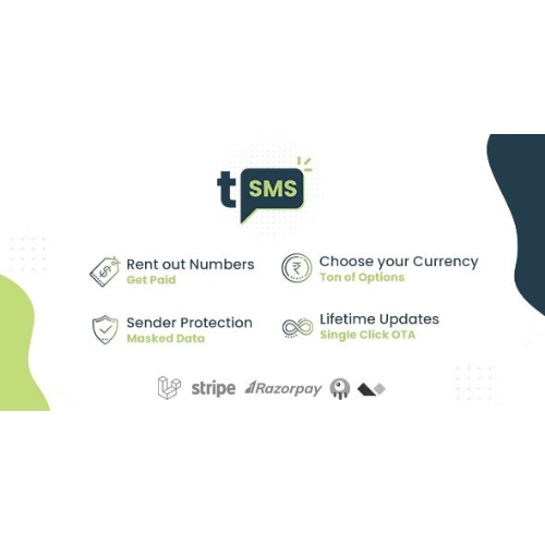tSMS – Temporary SMS Receiving System – SaaS – Rent out Numbers