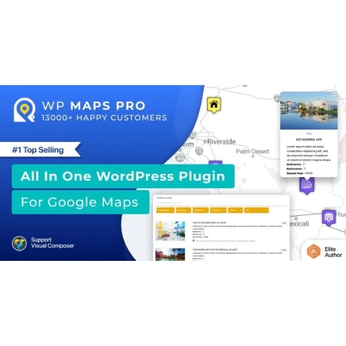 WordPress Plugin for Google Maps – WP MAPS PRO