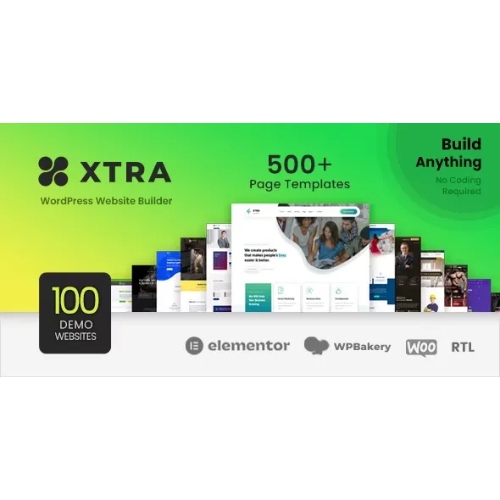 Xtra – WordPress Website Builder + RTL